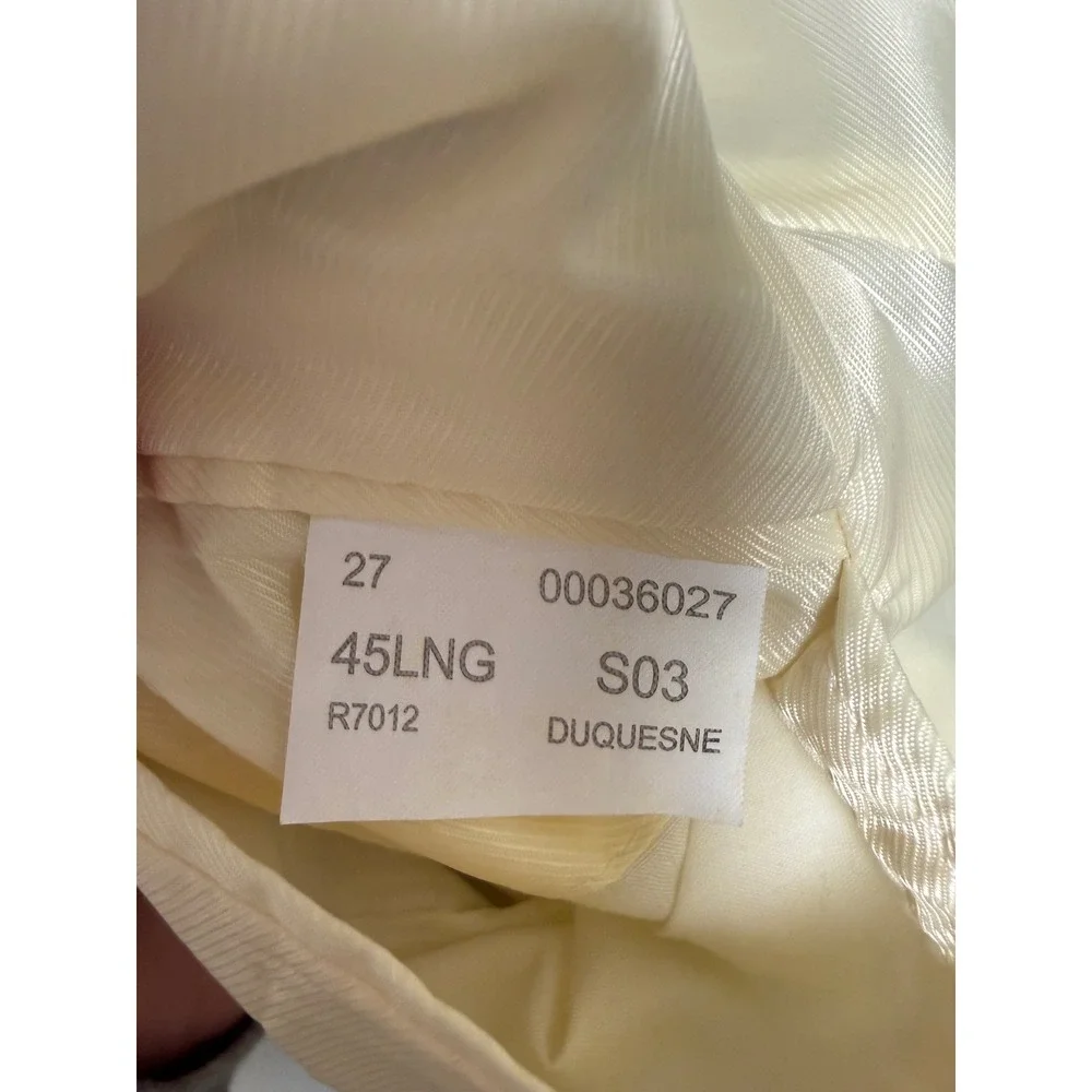 Brooks Brothers‎ 346 Stretch Mens Blazer 45 Long Tan Beige Cotton Blend R7012